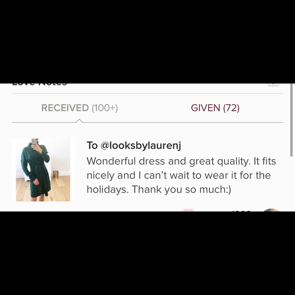 TORREY PINES Green Tie Turtleneck Sweater Dress - Picture 11 of 11